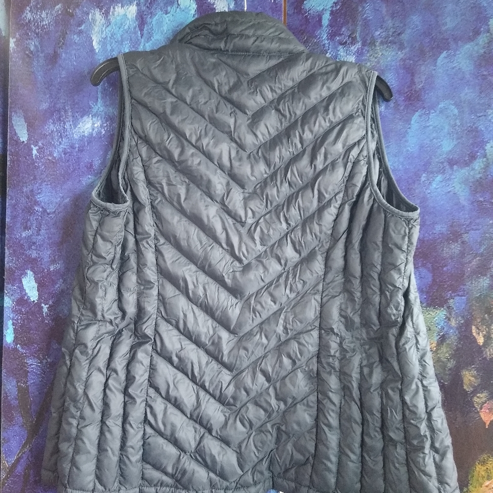 Metalic grey vest